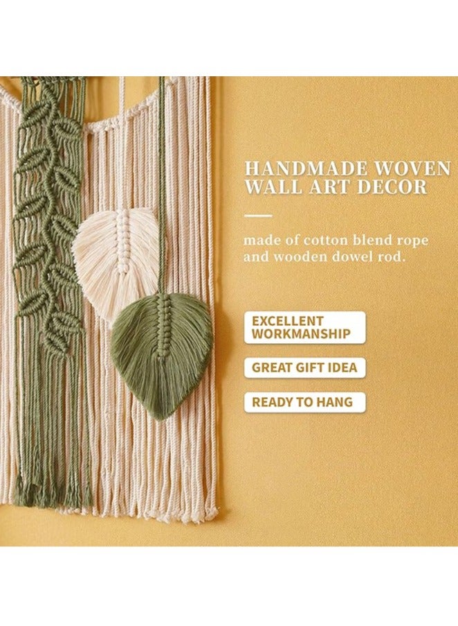 عام حائط مغطى بالدانتيل، فن جدار صغير منسوج، تزيين فن الجدار اليدوي من الخيوط المكرملة، تزيين جدار فن للديكور البوهيمي للمنزل، الشقة، الغرفة، وزينة الحفلات - Image 2