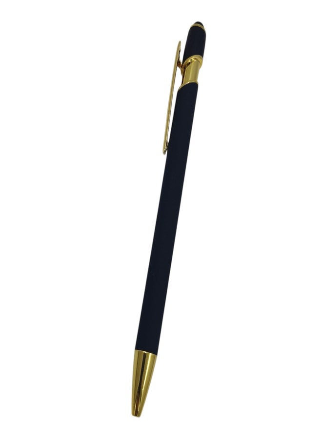 auteur Velvet Finish Ball Pen with Stylus Black Metal Body Blue Ink Smooth Writing Premium Gift Box Ball Pen for Professionals, Office Use, Gifting & Signature - Image 3