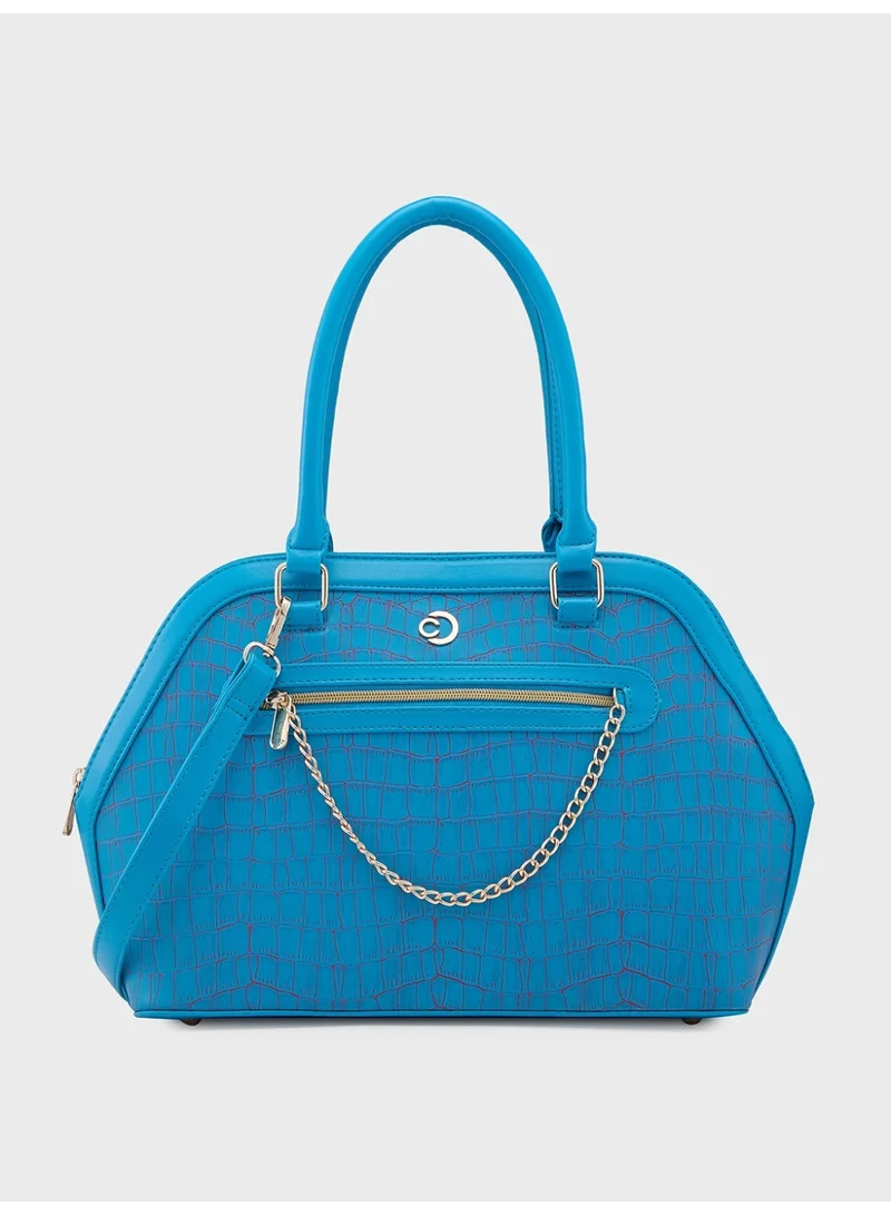 CAPRESE MIST SATCHEL LARGE BLUE