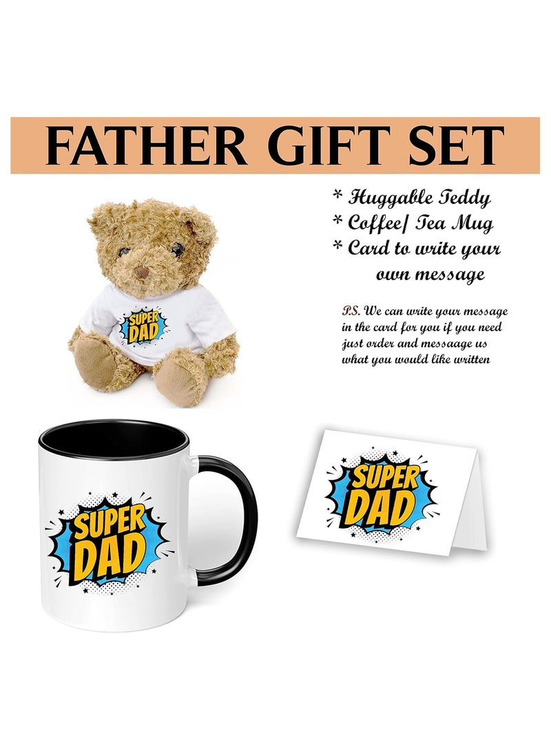PRINTSHOP4ME Father's Day Gift - Special Teddy Bear for Dad - Gift for dad-Gift From Daughter to father-Best Dad Ever Gifts - Greeting Card Gift for dad - Fathers Day mug  - Image 3