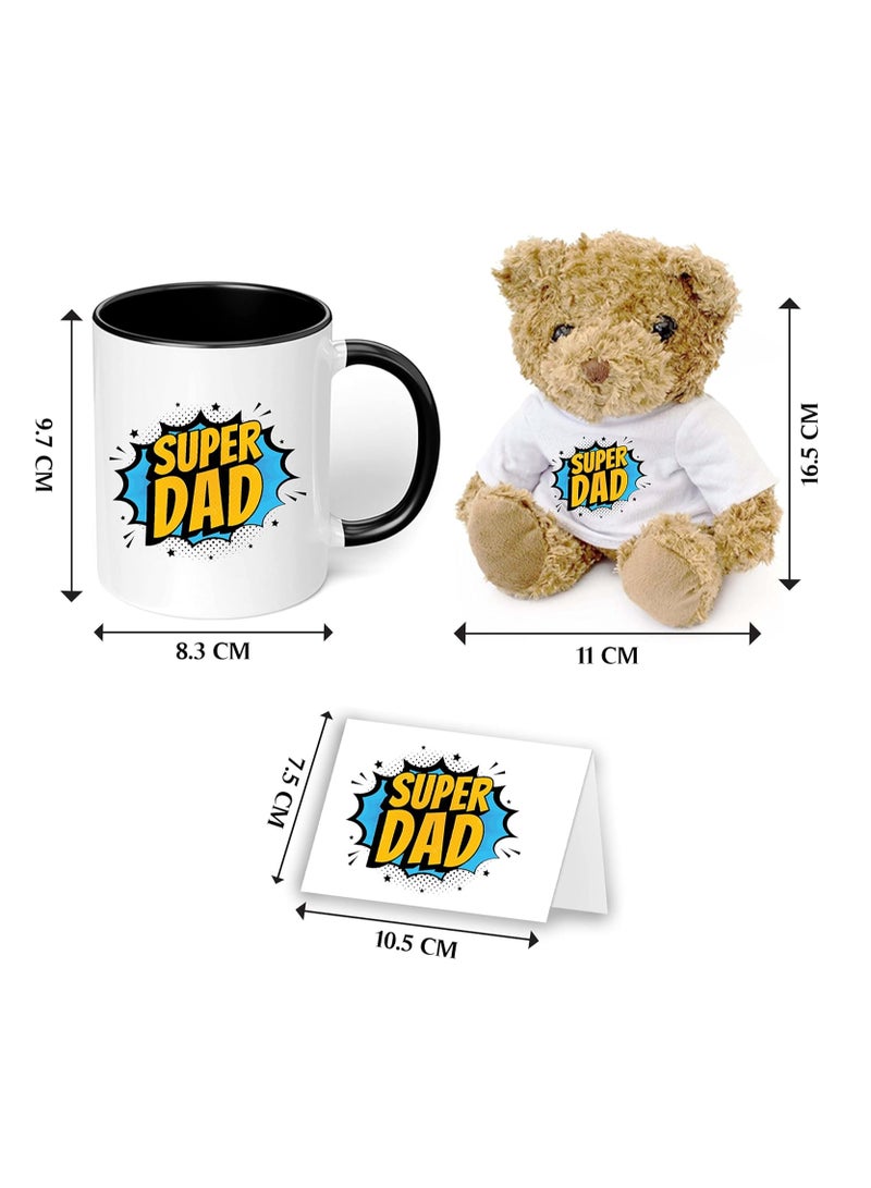 PRINTSHOP4ME Father's Day Gift - Special Teddy Bear for Dad - Gift for dad-Gift From Daughter to father-Best Dad Ever Gifts - Greeting Card Gift for dad - Fathers Day mug  - Image 4