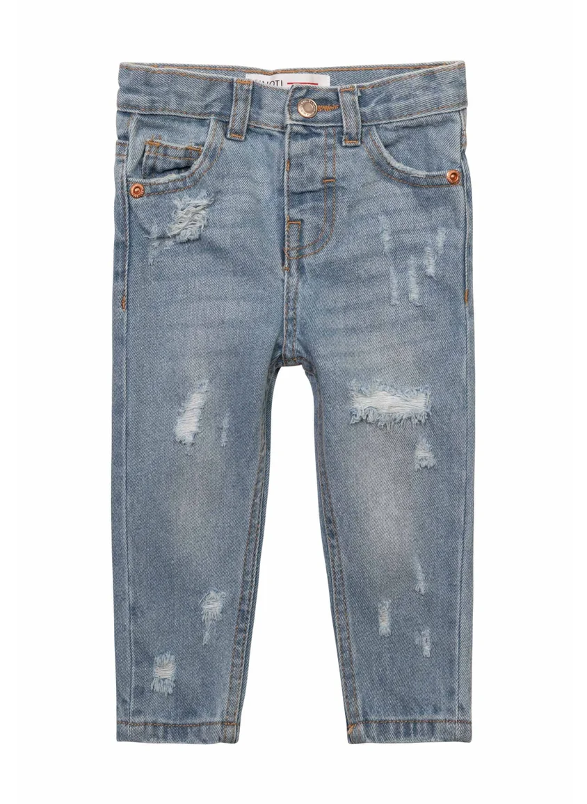 MINOTI Kids Denim mom style jean