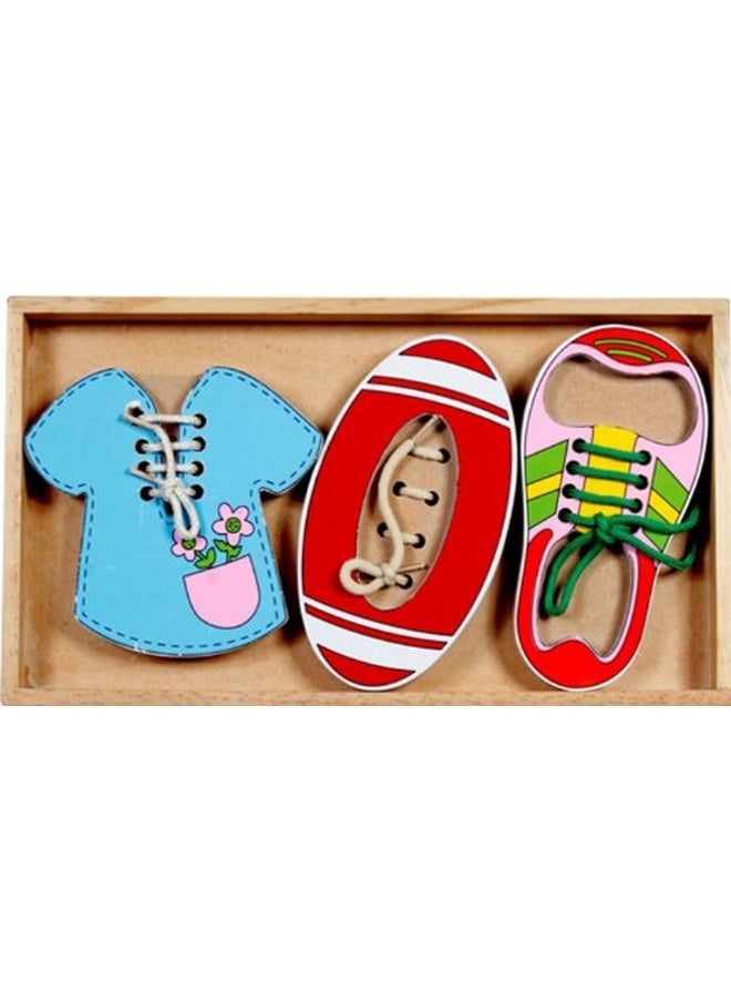 Little Genius Little Genius Kid Lacing Set for 3 Years and up (Multicolor) 