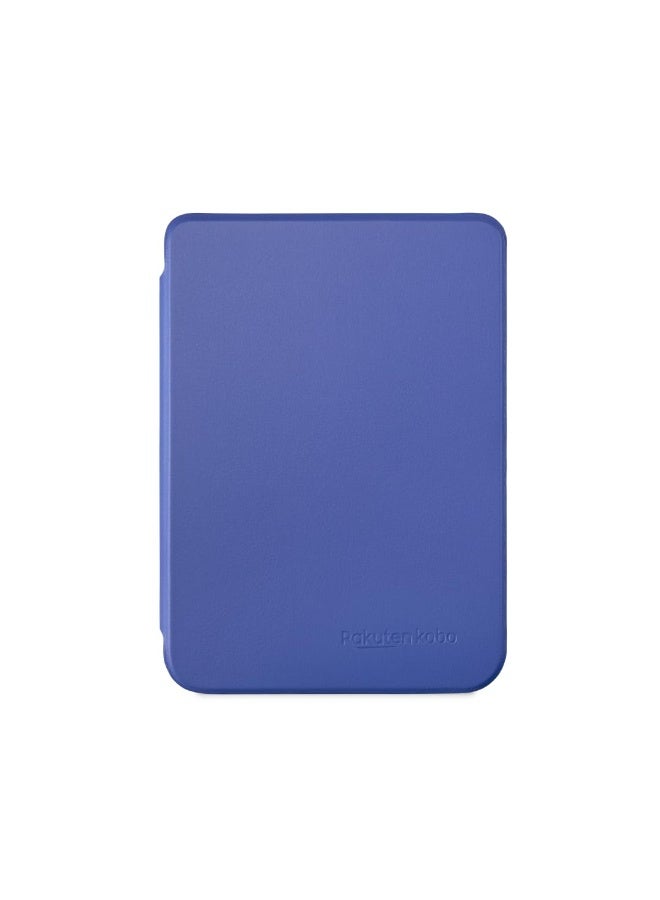 كوبو غلاف Kobo Clara Colour/BW SleepCover | أزرق كوبالت (تصميم أساسي) | تقنية السكون/الاستيقاظ | جلد نباتي | متوافق مع قارئ الكتب الإلكترونية Kobo Clara Colour/BW مقاس 6 بوصات - Image 1