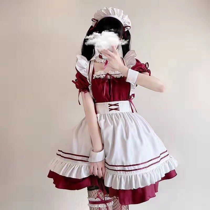 Maid Dress Maid Pure Student Plus Size Daily Cos Lolita Maid Lolita Dress Maid Suit - Image 2