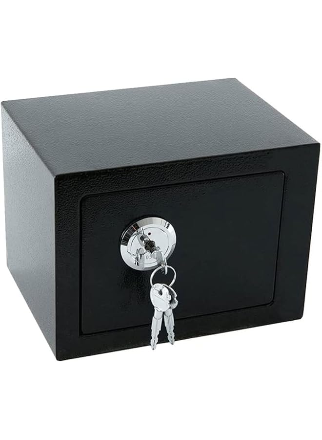 erorex Small Safe With Key High Security Safe Steel Locking Safe Home Office Elderly Money Cash Mini Storage Box With 3 Keys - Image 1
