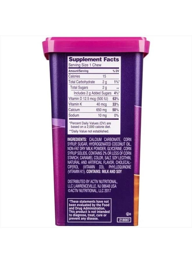 Viactiv - , Calcium Plus D, Soft Chews, Caramel - 100 soft chews, Pack of 2 - Image 1