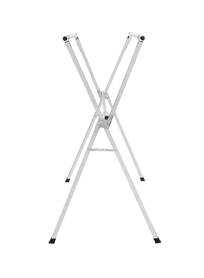 LAWAZIM Stainless Steel Foldable Clothes Drying Rack - 2.4meter - Futon Dryer, Double Bar, Extendable, Folding Clothesline Stand for Indoor & Outdoor Use, Apartments, Balconies, Homes - (142-240 cm) - Image 3