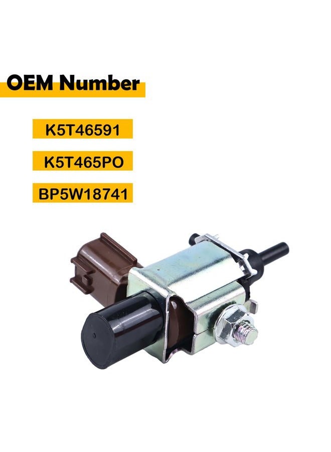 Elsoon K5T46591 Vacuum Solenoid Valve Compatible with Mazda Miata 2002-2005 Mazda Protege 1999-2001 - Image 2