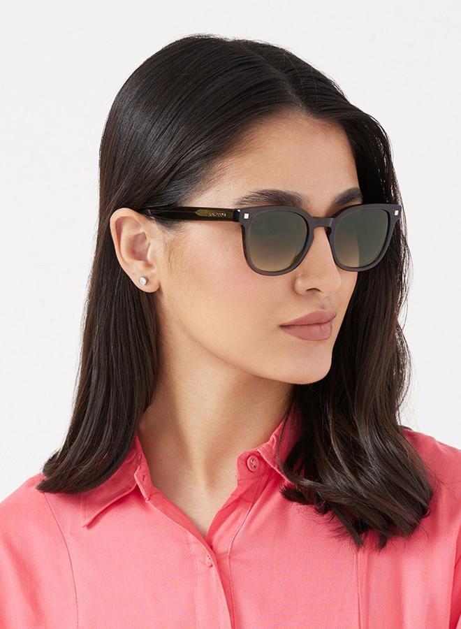 30Sundays Reef,Unisex Sunglasses, Square Sunglasses, UV Protection: UV400 (Green,Green) - Image 5