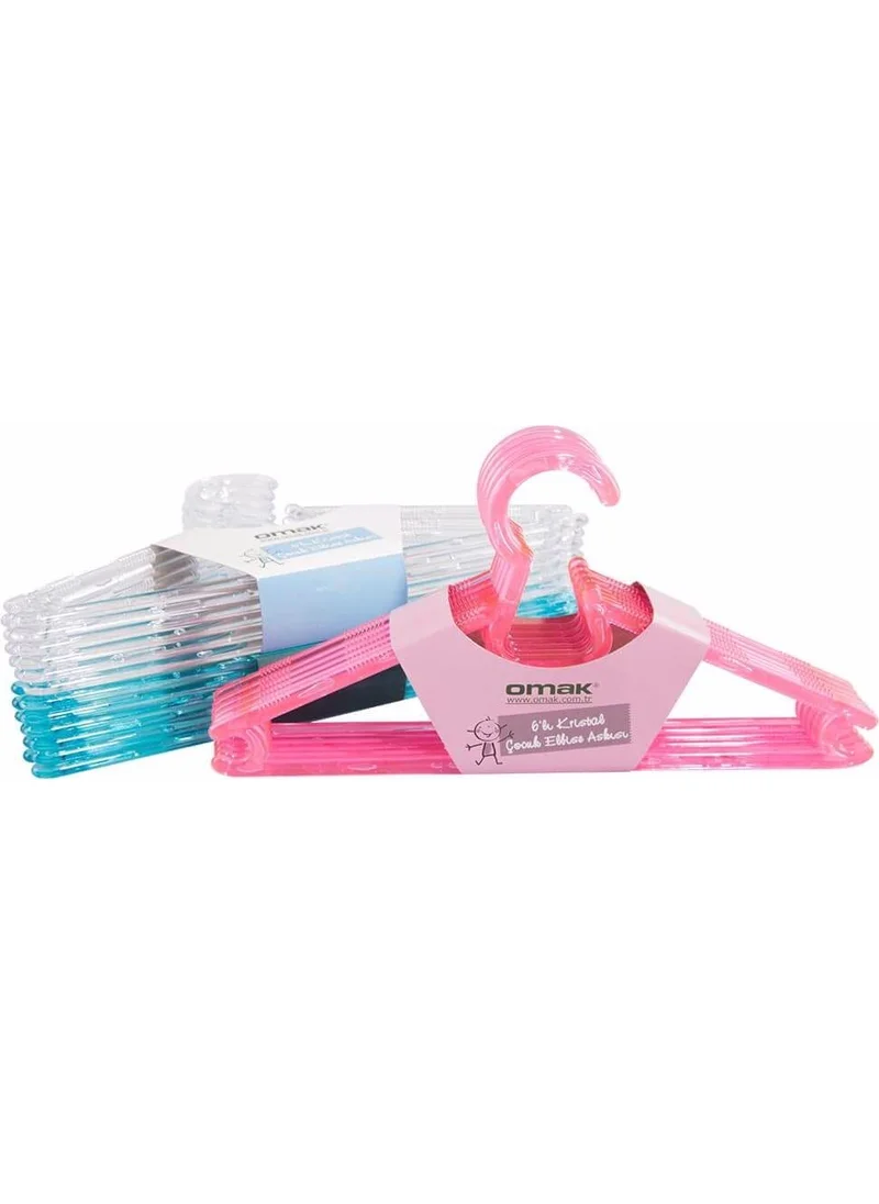 DECOBELLA 12-Piece Crystal Children's Clothes Hanger Baby Hanger