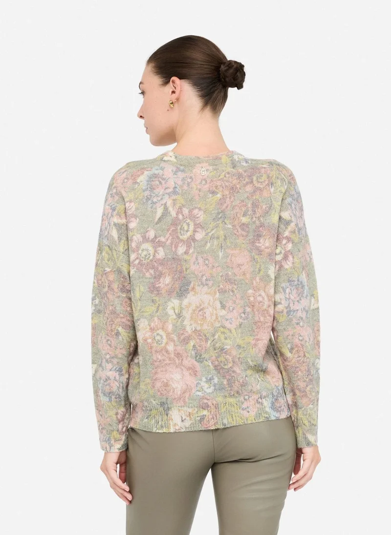 ليو جو كنزة صوف وألبكة