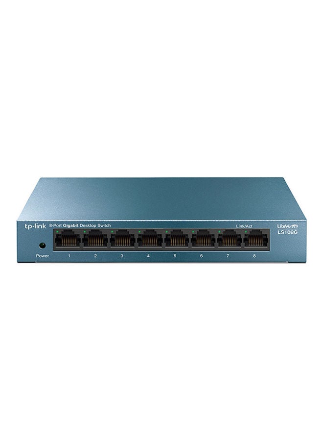 TP-LINK LiteWave 8-Port Gigabit Desktop Switch Blue - Image 1