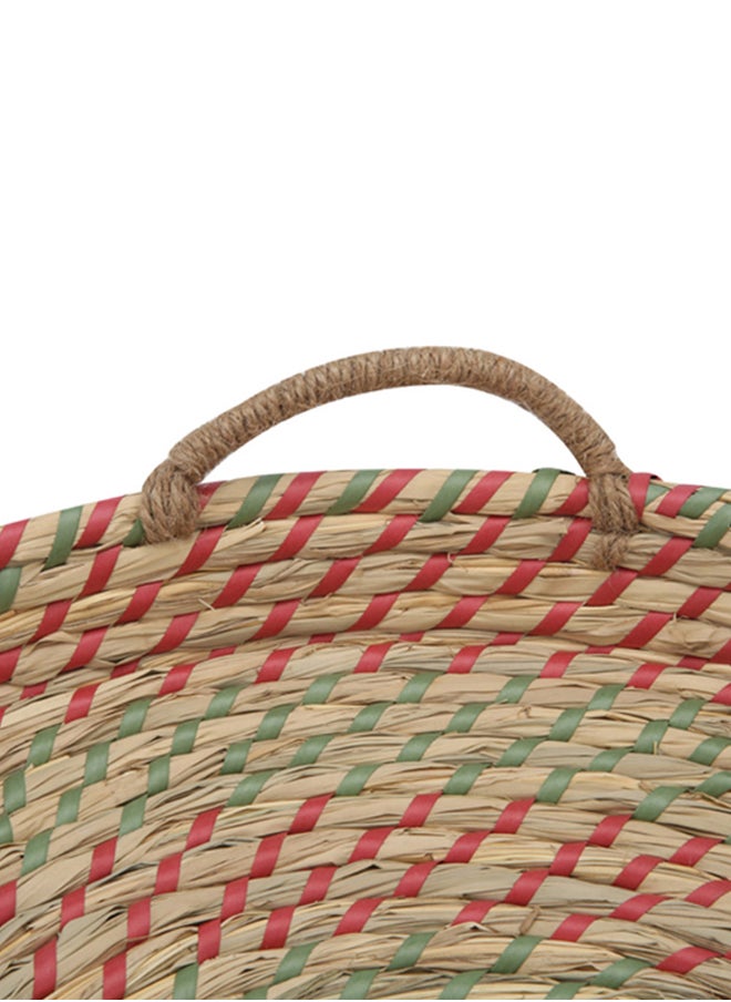 AL SANIDI - Woven wicker heritage dish, Beige, Size 40 Cm - Image 1