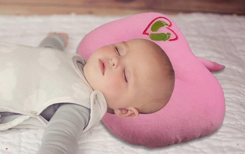 DAGDIYA DAGDIYA New Born Baby Soft Neck Supporting Pillow for Head Shaping Baby (0-18 Month) (Apple)  - Image 2