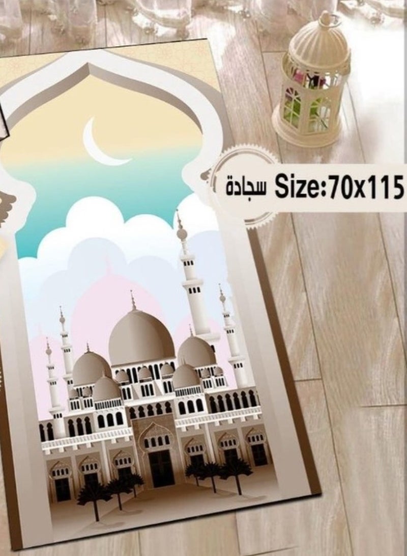 سجادة صلاة بتصميم حديت 70x115 Cm  - Image 2