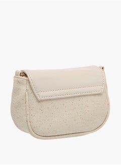 Flora Bella By Shoexpress Girls Bow Accent Crossbody Bag with Chain Strap and Flap Closure  - Image 3