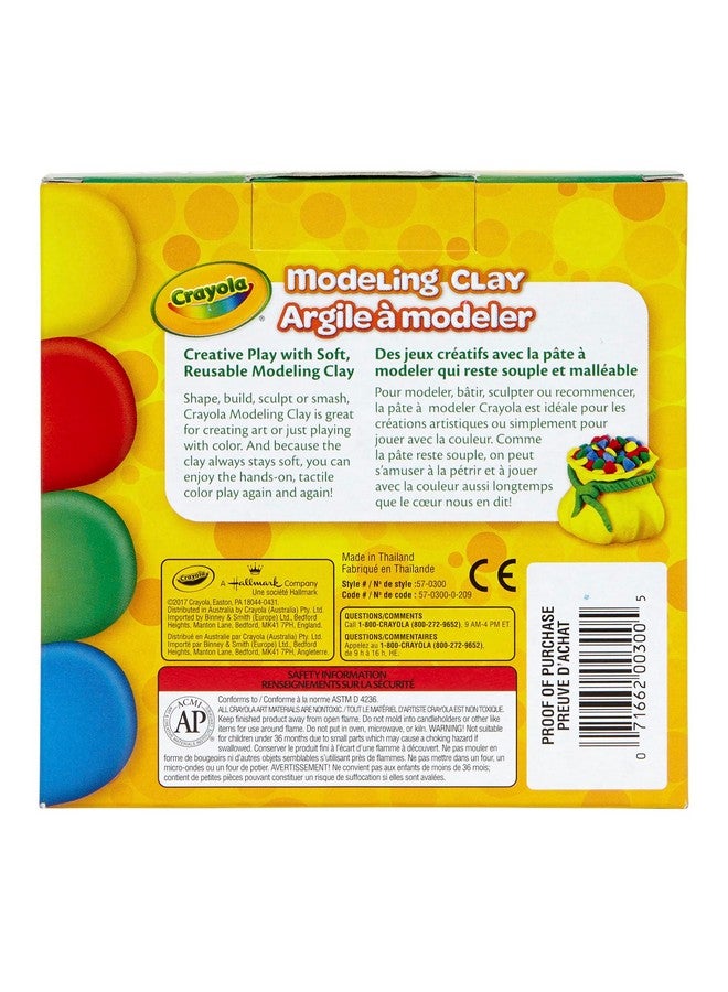 Crayola Modeling Clay, 4 Classic Colors (16 oz), Art and School Supplies for Kids, Gifts for Boys & Girls - Image 3