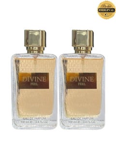 2 قطع عطر ديفاين فيل 100 مل