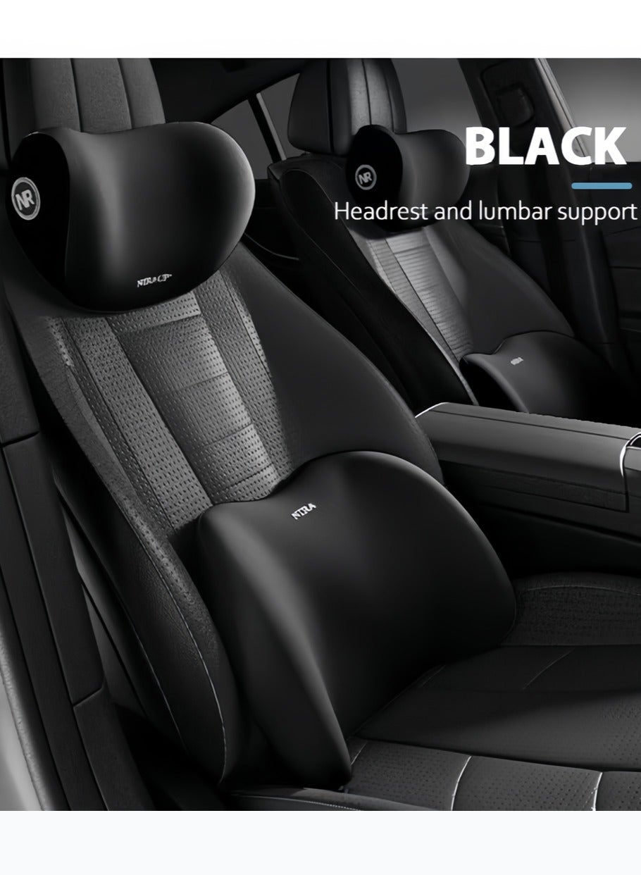 Generic Car Backrest Cushion Lumbar Support Memory Foam Ergonomic Back ...