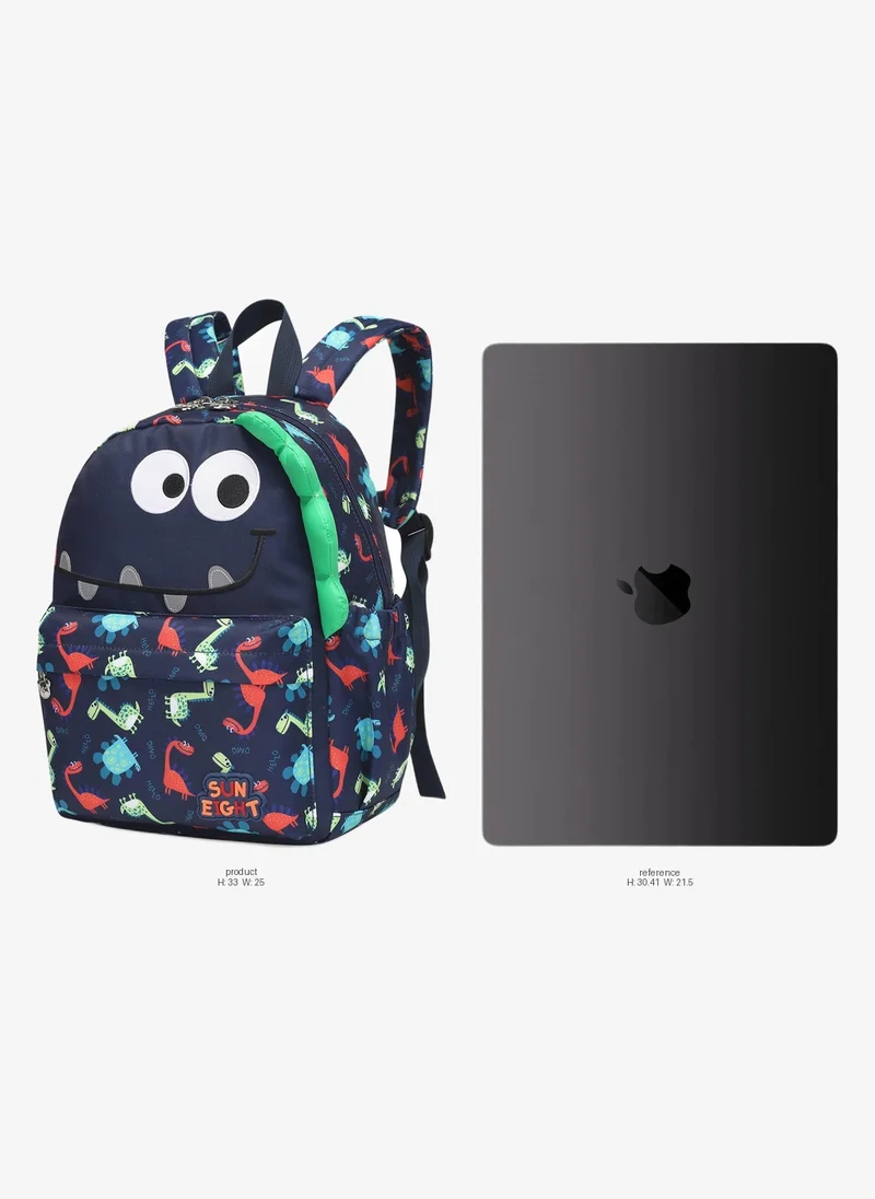 صن إيت Preschool Toddler Kids Backpack Small 3D Cartoon Dinosaur Lunch Daycare School Bookbag Animal Travel Bags for Boy For 2-5 Years old, Cute Dinosaur, SE90074, Navy