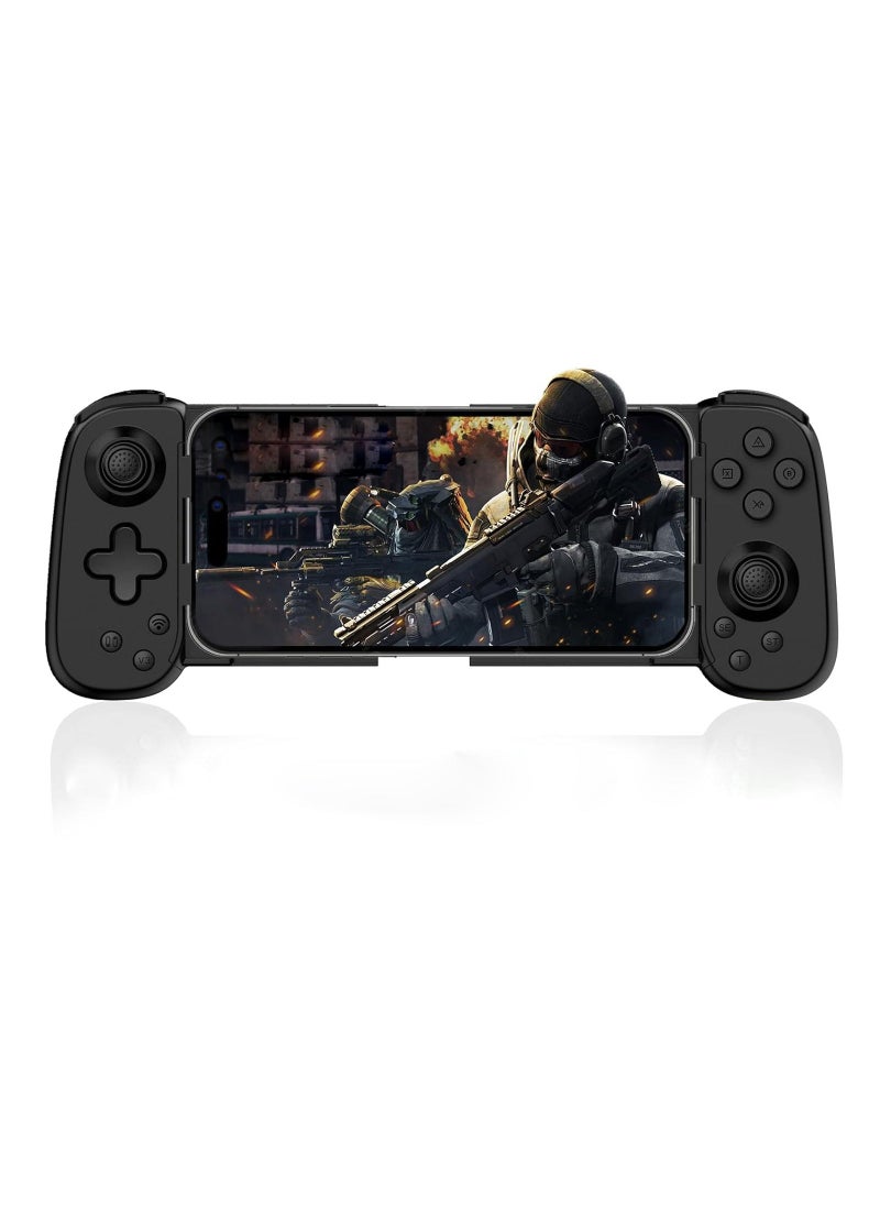 KASTWAVE - mobile gaming controller compatible with phone pad android tablet pc switch ps3 ps4 wireless gamepad joystick with turbo 6 axis gyro vibration play cloud gaming ps remote play link - Image 1