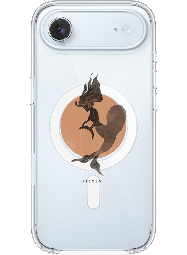 Theodor Magnetic Case for Apple iPhone 17 Air Compatible with MagSafe Wireless Charging, Shockproof Phone Bumper Cover - Pisces - Image 1