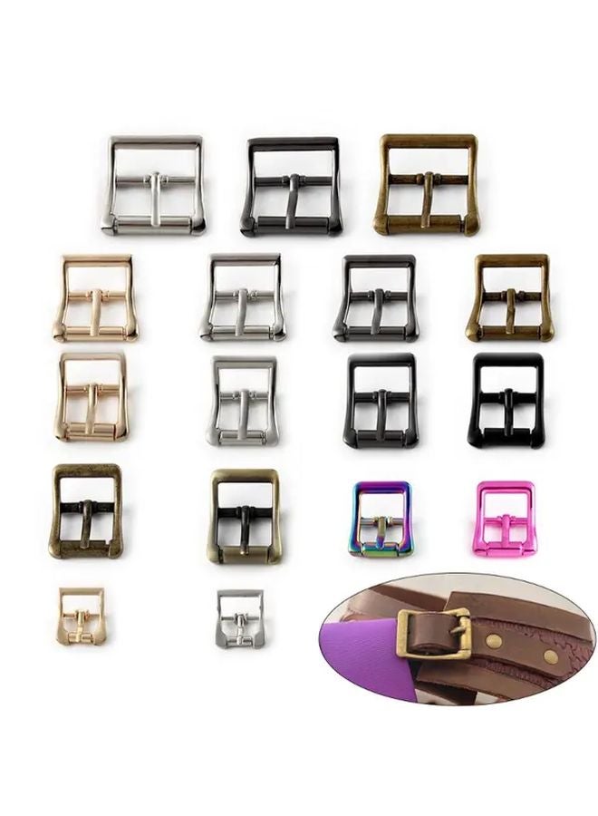 5 Pieces 22mm Light Golden Curved Metal Belt Buckle Adjustable Clasp For Bag Strap Backpack Webbing DIY Craft Accessories - Image 1