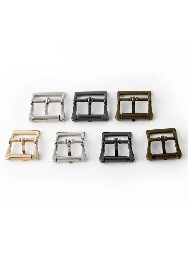 5 Pieces 22mm Light Golden Curved Metal Belt Buckle Adjustable Clasp For Bag Strap Backpack Webbing DIY Craft Accessories - Image 5