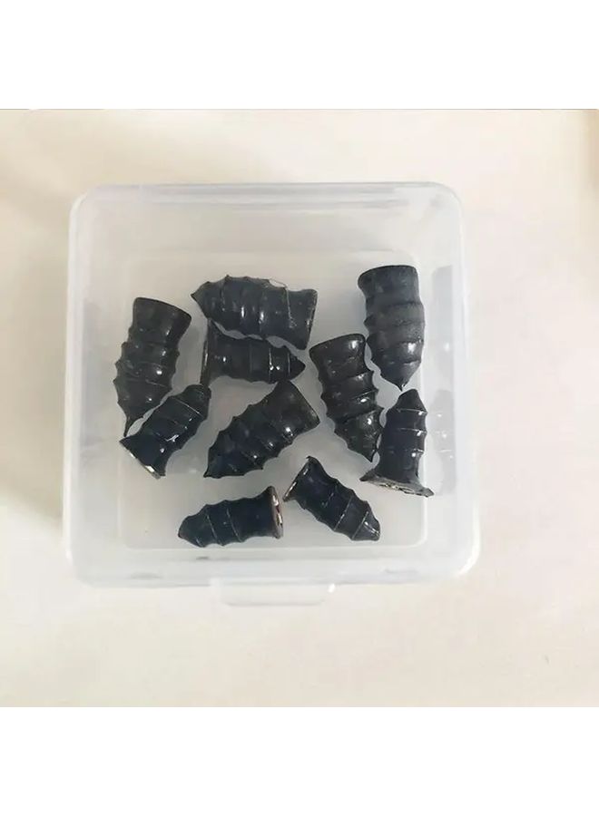10 Pcs Tire Repair Nail Kit Rubber Tubeless Patch Tools Self Adhesive for Motorcycle Car - Image 1