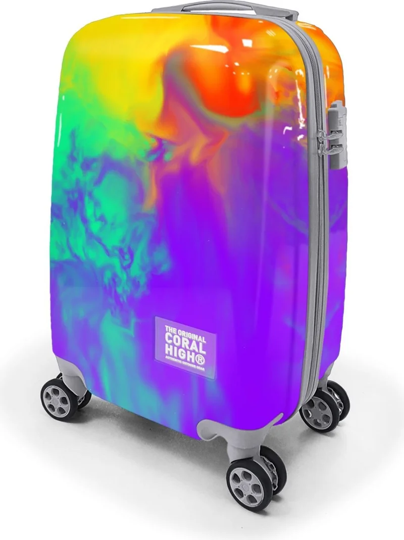 CORAL HIGH Colorful Patterned Cabin Size Suitcase (50CM) 16536