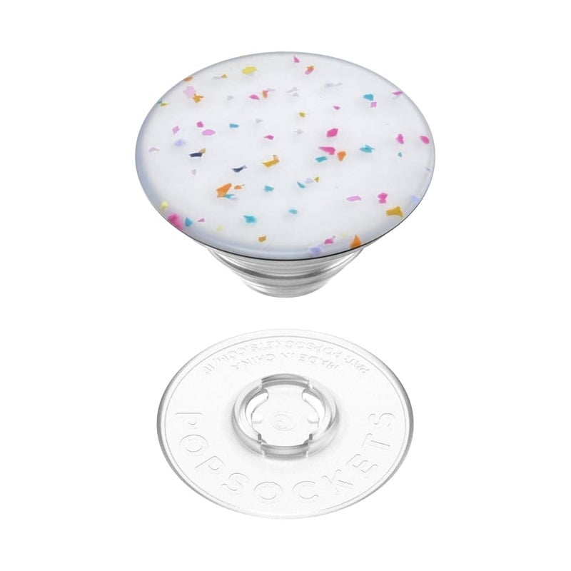 PopSockets Adhesive Phone Grip, Holder, Phone Stand, Rainbow - Circus Regrind White - Image 4