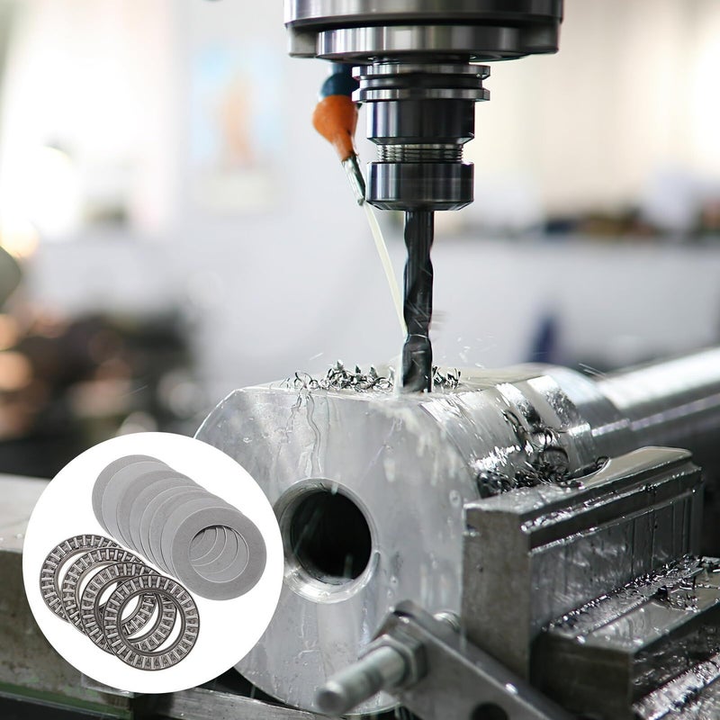 Heavy Duty Thrust Needle Roller Bearings with Washers Set of 4 for Agricultural Machinery - Image 3