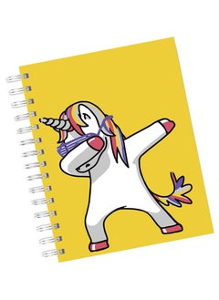 Notebook Spiral Hardcover Unicorn Dab