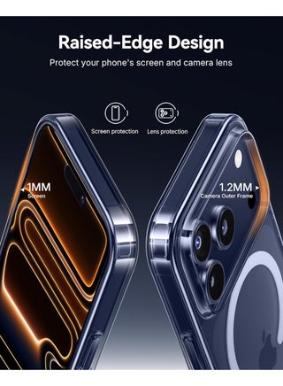iPhone 17 Pro Case Clear Magnetic Cover for iPhone 17 Pro Anti Scratch Shockproof Protective Phone Case for iPhone 17 Pro 6.3inch - view 3