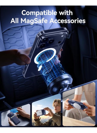 iPhone 17 Pro Case Clear Magnetic Cover for iPhone 17 Pro Anti Scratch Shockproof Protective Phone Case for iPhone 17 Pro 6.3inch - view 4