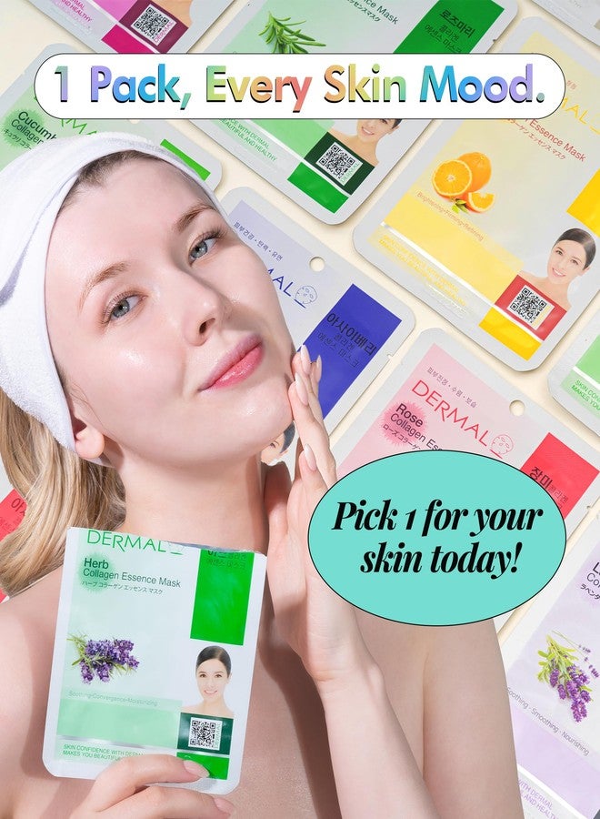 DERMAL 32 Combo Pack Made in Korea Facial Mask – 20+ Years of K-Beauty Experience, Premium Quality Korean Sheet Masks for Daily Skincare Routine - Image 4