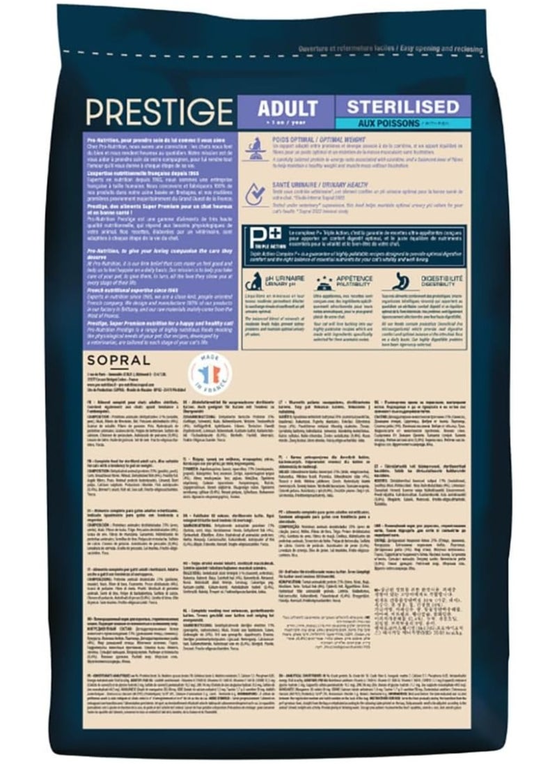 PRO NUTRITION Pro Nutrition Prestige Cat Adult Sterilised Fish 2Kg  - Image 2