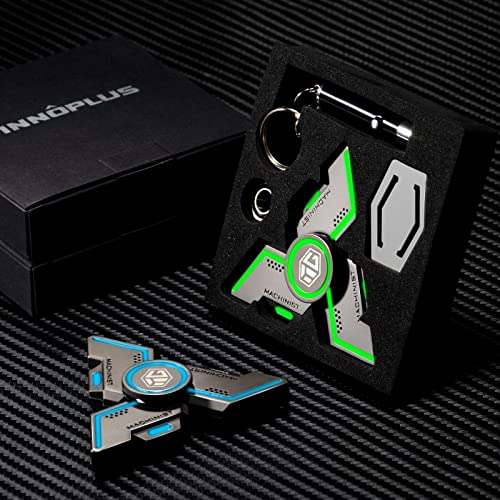 INNÃ”PLUS Fidget Spinners, INNÔPLUS Fidget Spinners for Adult, Fidget Toys, Fidgets for Teens,Metal Fidget Spinner with Luminous Light Stress Relief, Spinner Absorb Light Then Release in Dark - Image 5