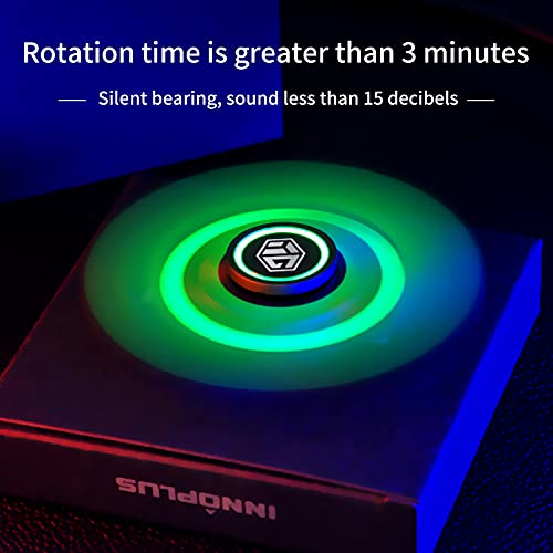 INNÃ”PLUS Fidget Spinners, INNÔPLUS Fidget Spinners for Adult, Fidget Toys, Fidgets for Teens,Metal Fidget Spinner with Luminous Light Stress Relief, Spinner Absorb Light Then Release in Dark - Image 4