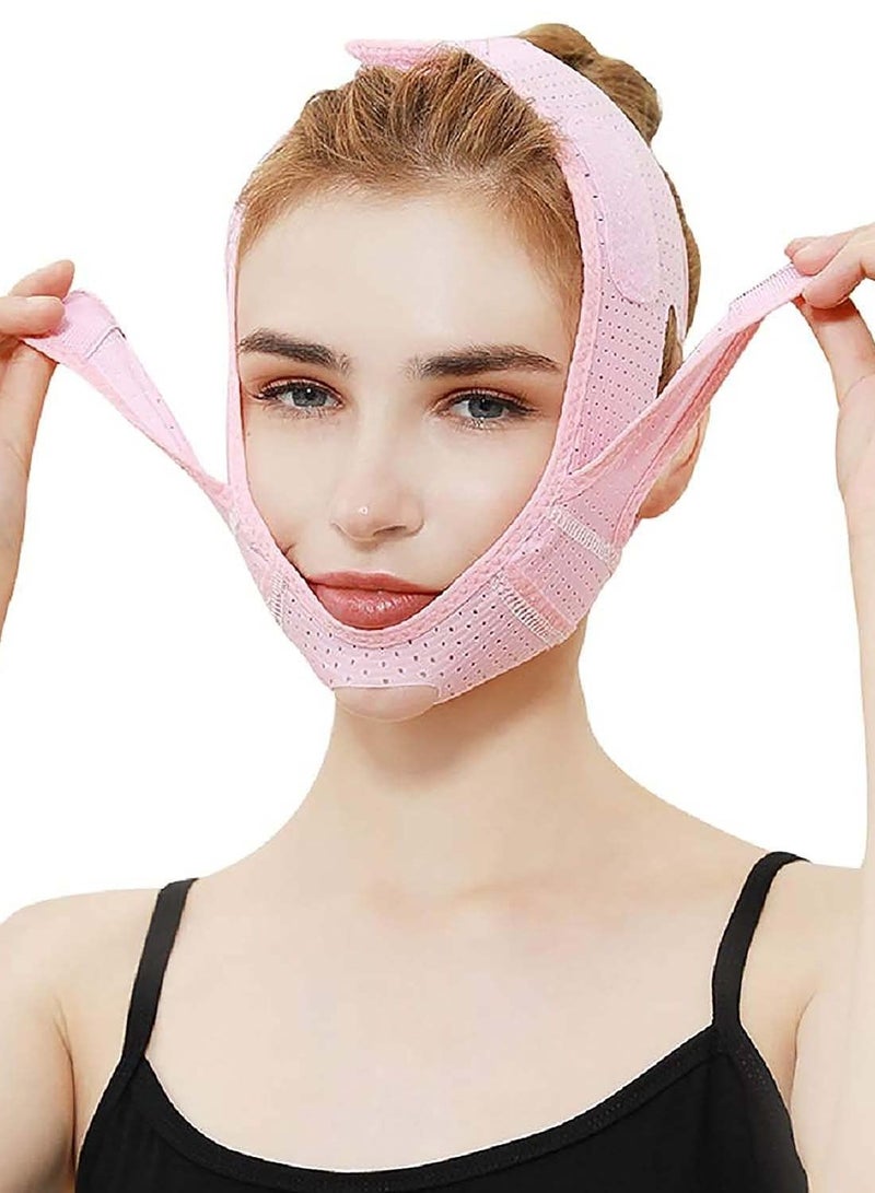 SYOSI Slimming Strap For Your Face Doublechin Reducer, Sleep Bandage, Facial Intense Lifting, Reduce Weight Slimming Belt, Skin Care Chin Lifting Firming Strap, Eliminates Sagging Skin for Women  - Image 2