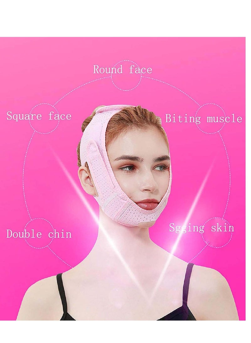 SYOSI Slimming Strap For Your Face Doublechin Reducer, Sleep Bandage, Facial Intense Lifting, Reduce Weight Slimming Belt, Skin Care Chin Lifting Firming Strap, Eliminates Sagging Skin for Women  - Image 4