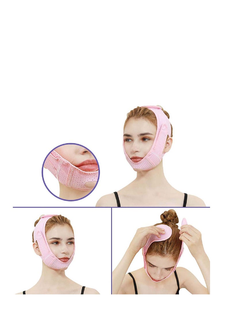 SYOSI Slimming Strap For Your Face Doublechin Reducer, Sleep Bandage, Facial Intense Lifting, Reduce Weight Slimming Belt, Skin Care Chin Lifting Firming Strap, Eliminates Sagging Skin for Women  - Image 5