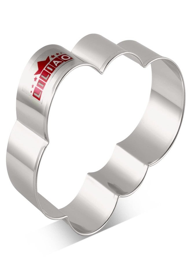 LILIAO قطاعة بسكويت على شكل سحابة من ليلياو - 3.6 × 2.6 بوصة - فولاذ مقاوم للصدأ - Image 1