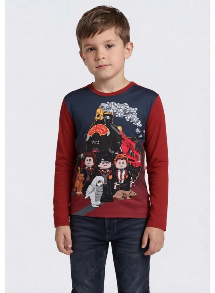 Lego LEGO® Cool and brightly coloured Harry Potter T-shirt with long sleeves for boys and girls.