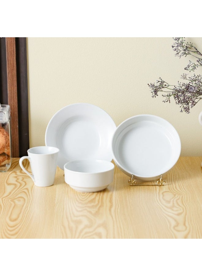 DANUBE HOME Danube Home Horeca Porcelain Soup Plate 22Cm Elegant And Durable Perfect For Serving Soups Stews Pasta Or Salads Ideal For Home Restaurants Cafes Or Special Occasions  - Image 3