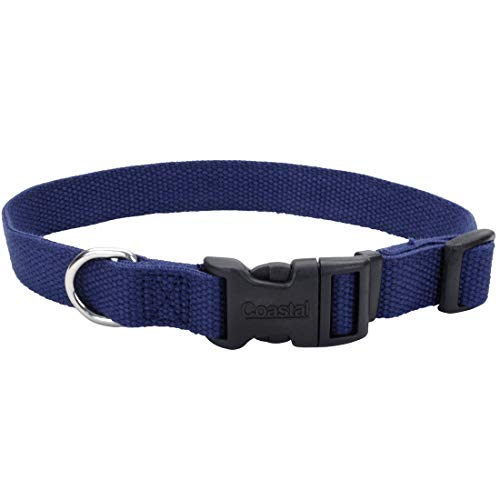 Coastal Pet - New Earth Soy - Adjustable Dog Collar, Indigo, 3/8" x 06"-08" - Image 1