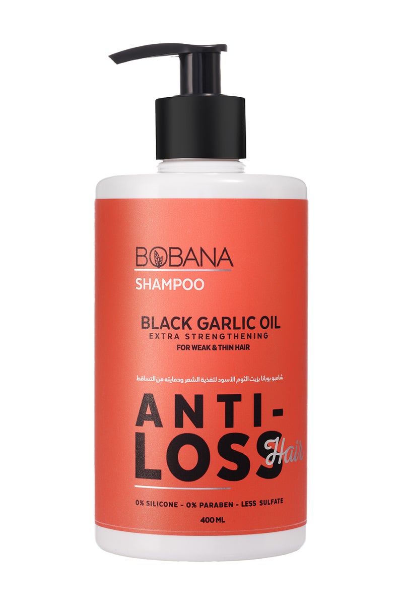 BOBANA Shampoo with Black Garlic Oil, 400ml  - Image 1