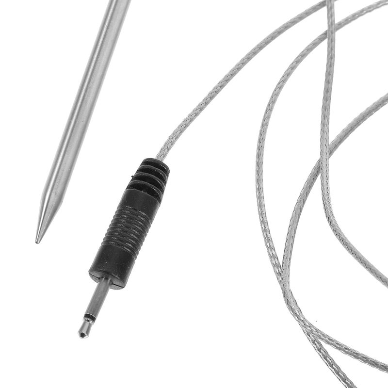 Metal BBQ Grill Thermometer Probe Clip Set with 1 Standard and 1 Single-Hole Temperature Probe, Meat Cooking Temperature Gauge for Outdoor Barbecue and Kitchen Grill - Image 3