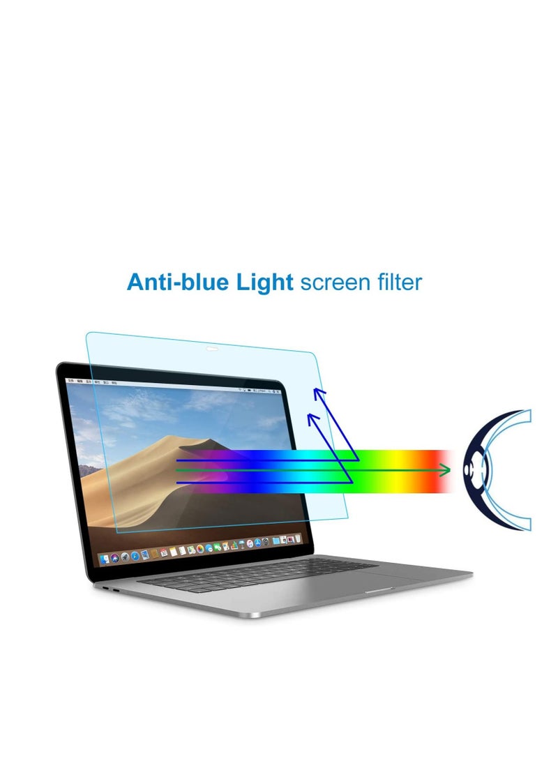 1 Pack Anti Blue Light Screen Protector MacBook Air 13 Inch (2018-2020, M1) / MacBook Pro 13-Inch (2016-2022, M1/M2),Clear  - Image 1